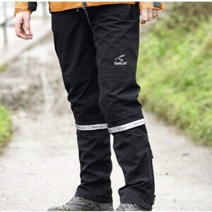 Showers Pass Club Convertible Pant Cycling Bike Waterproof Artex Zip-Off Black